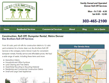 Tablet Screenshot of boxbrothersrolloff.com